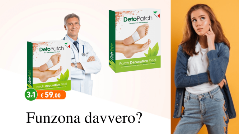 DetoPatch il Cerotto Detox Energizzante e depurativo al sale rosa dell'Himalaya