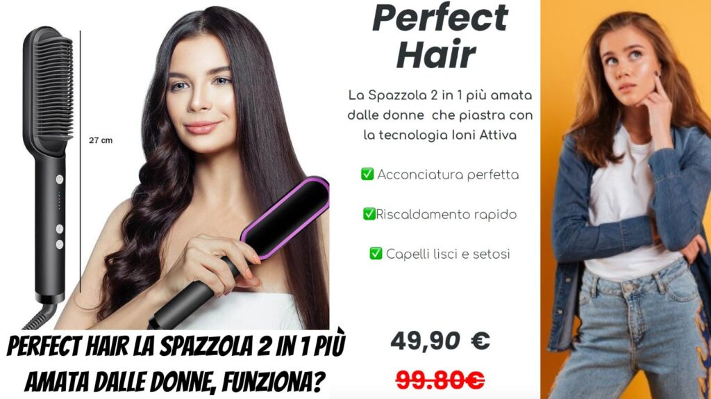 perfect hair spazzola 2 in 1